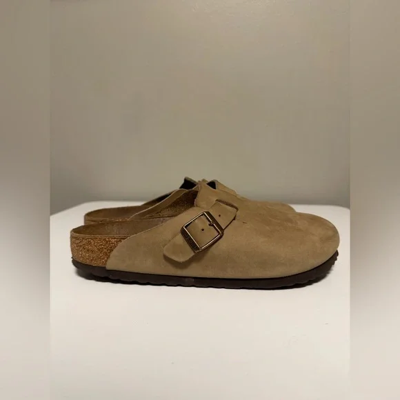 Birkenstock Boston Tobacco Brown Clogs Oiled Leather  Women’s US 9-9.5 EU 40 - Picture 3 of 9